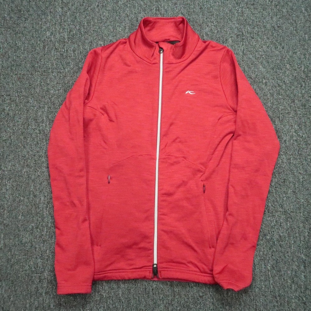 KJUS Jacket Womens Small Red Mirra CL Full Zip Pockets Lightweight